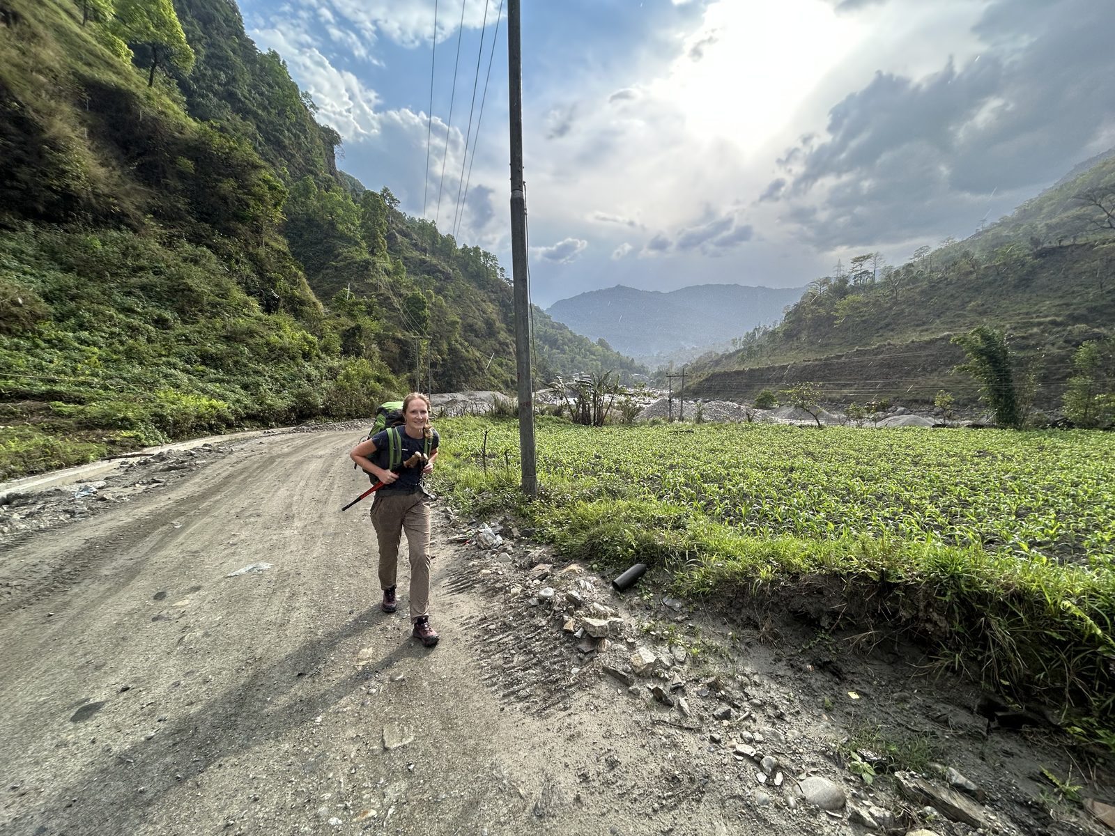 Day one on the Annapurna Circuit.