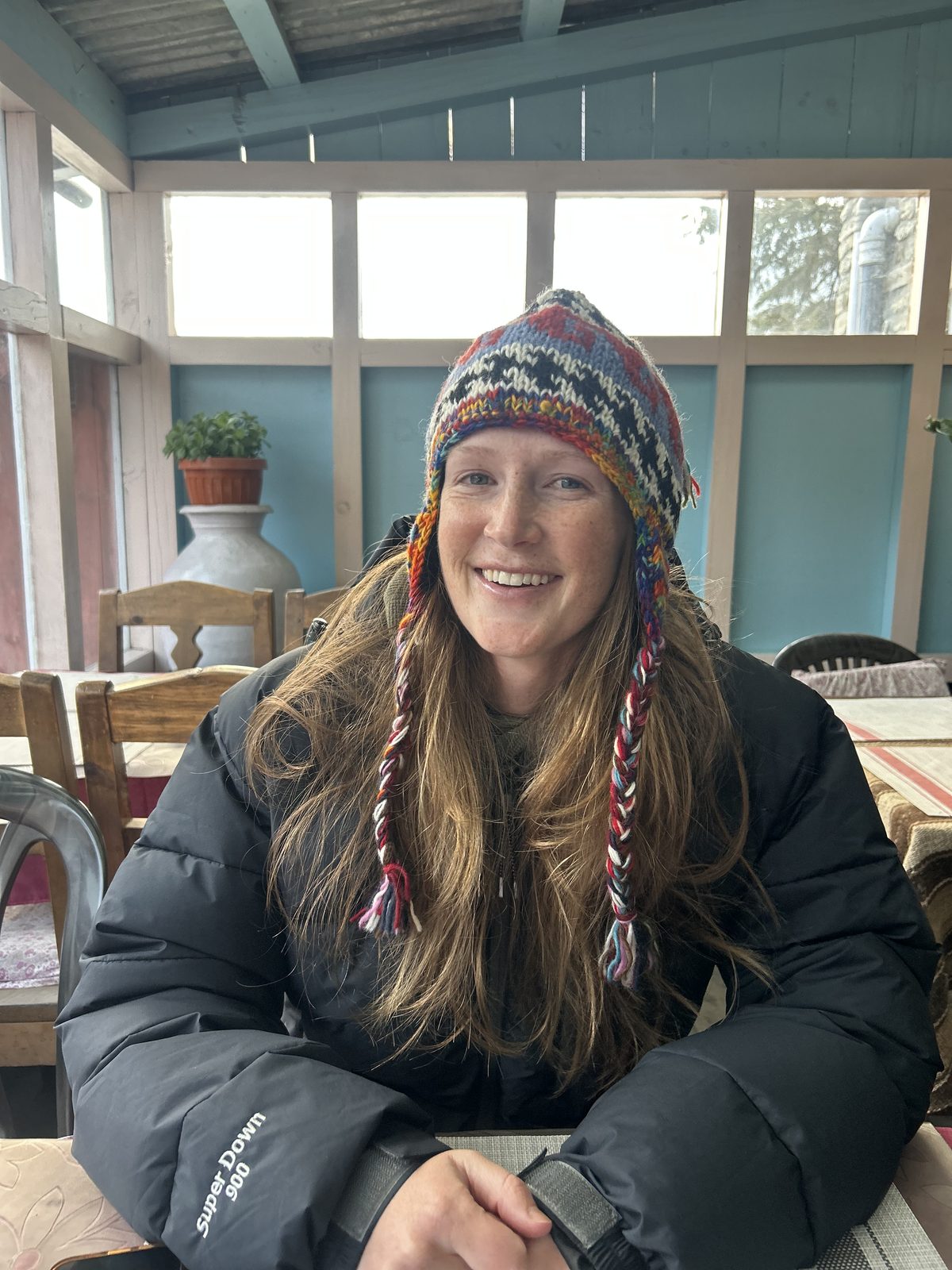Colder than expected, glad we had our big puffy jackets. 