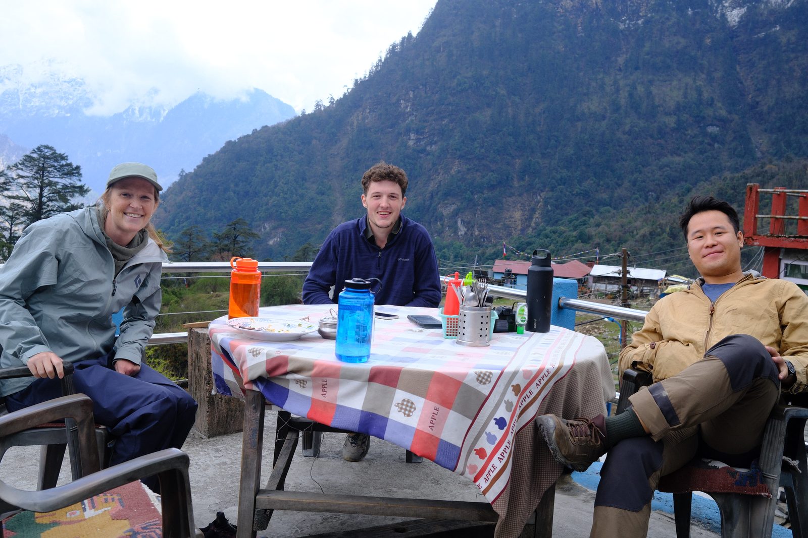 Teahouse lunch with our pals we met along the way.