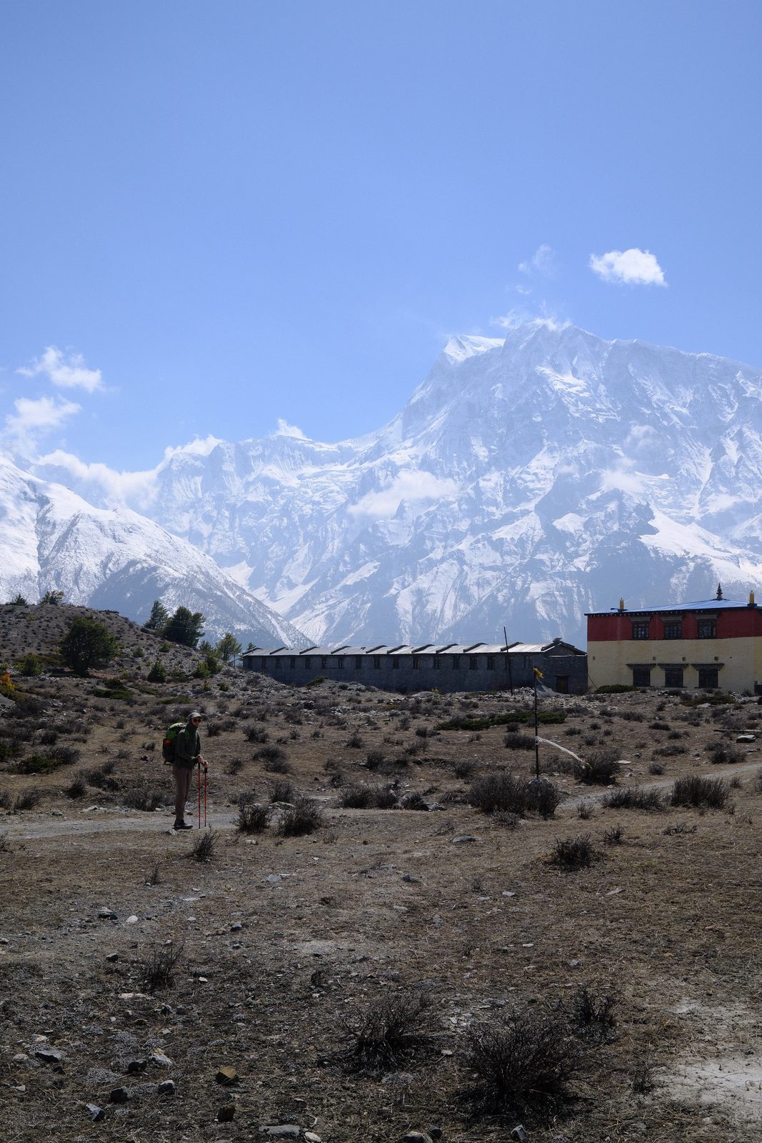 A village up in the high plain.