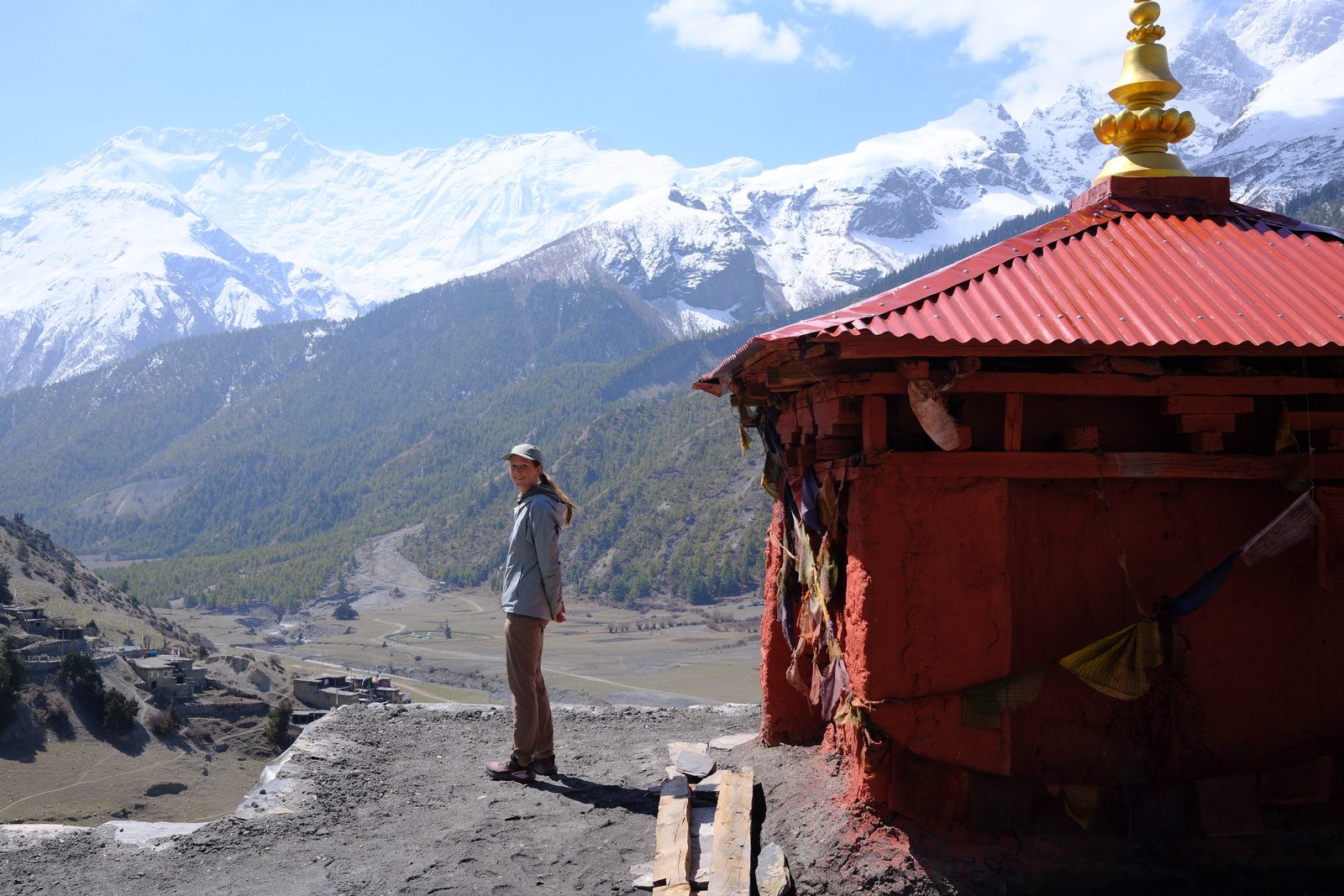 A hilltop gompa with a view.