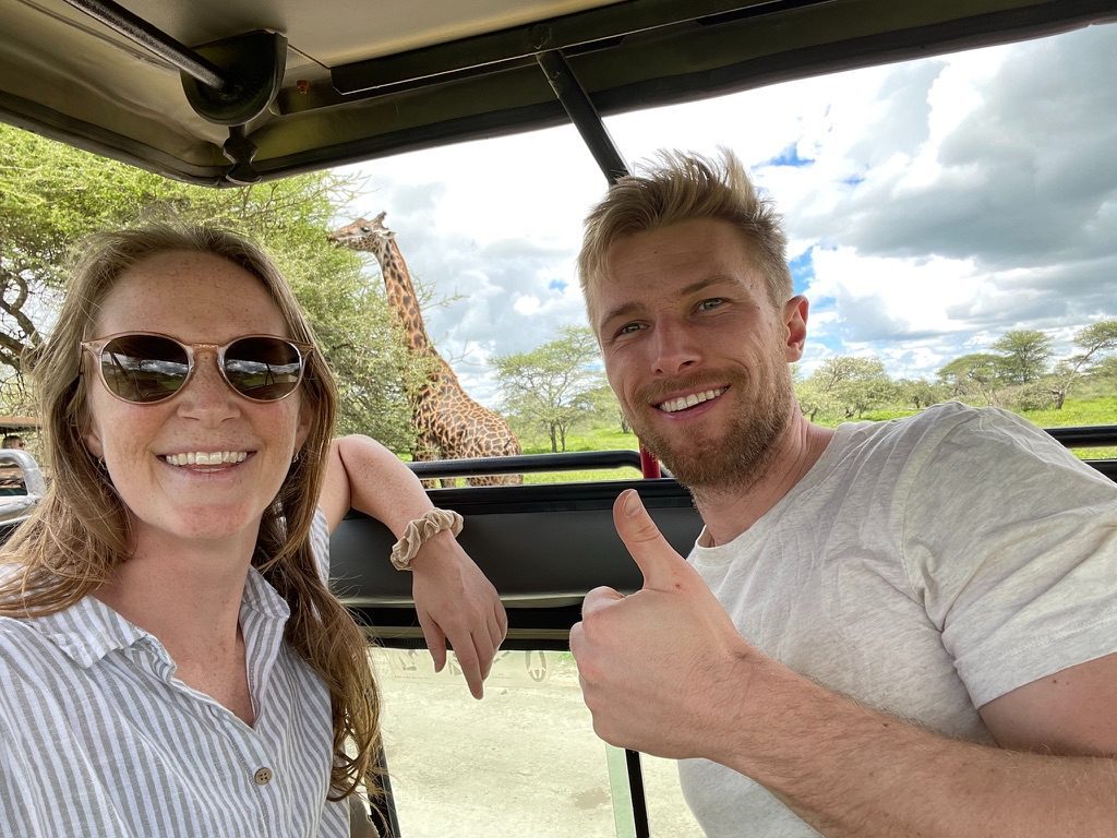 Giraffe selfie!
