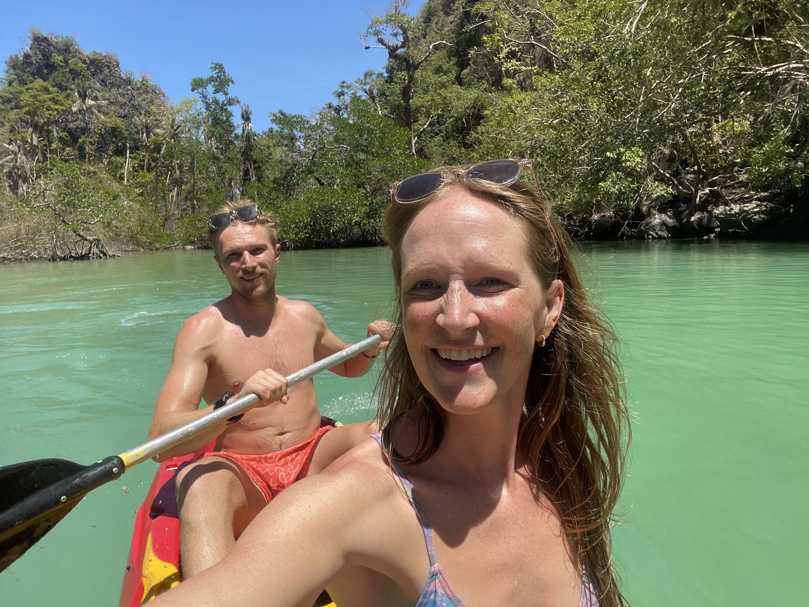 Two of us and a kayak
