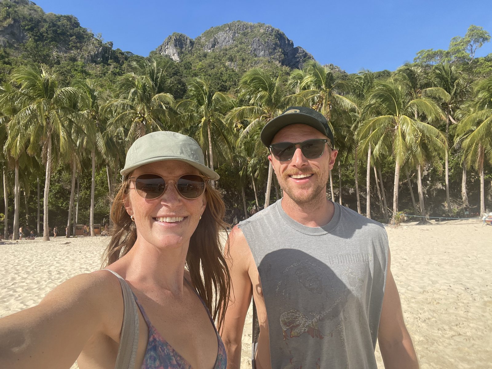 Beach-hopping between the islands.