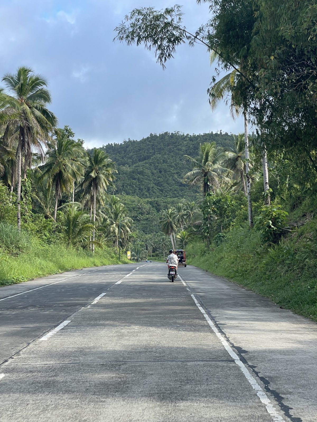 The open road on Siargao.