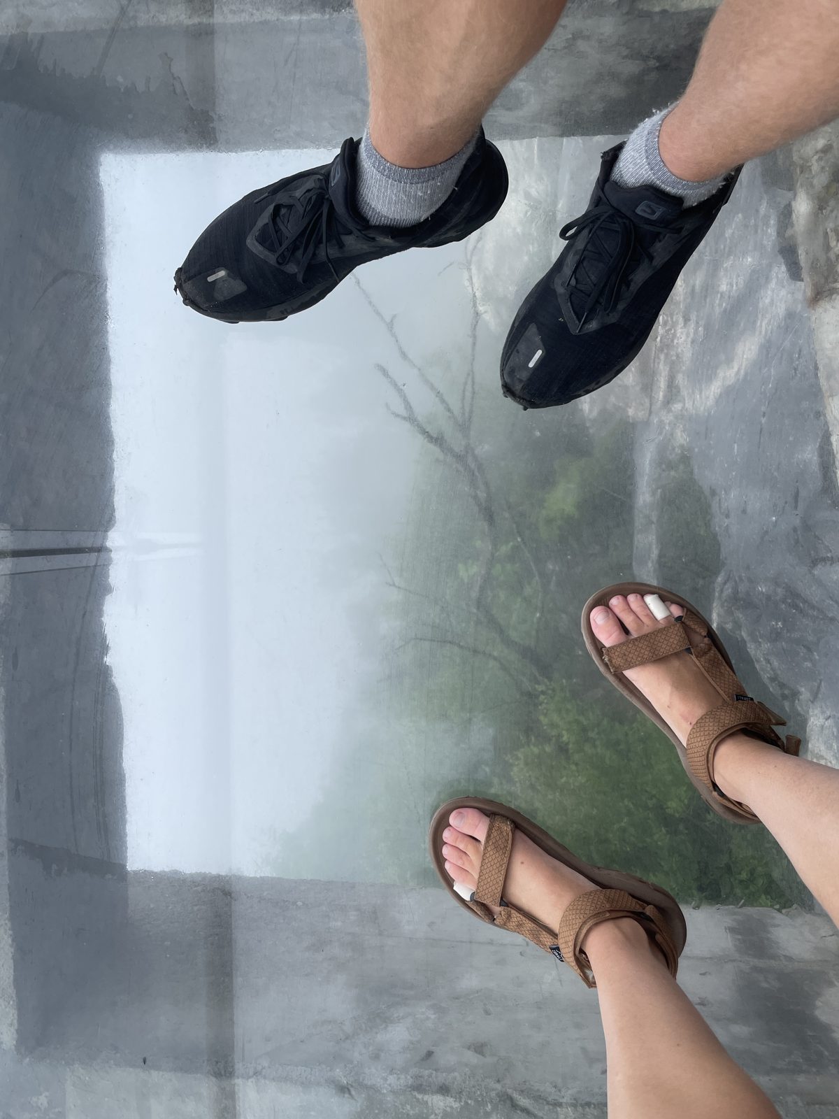Don't look down.