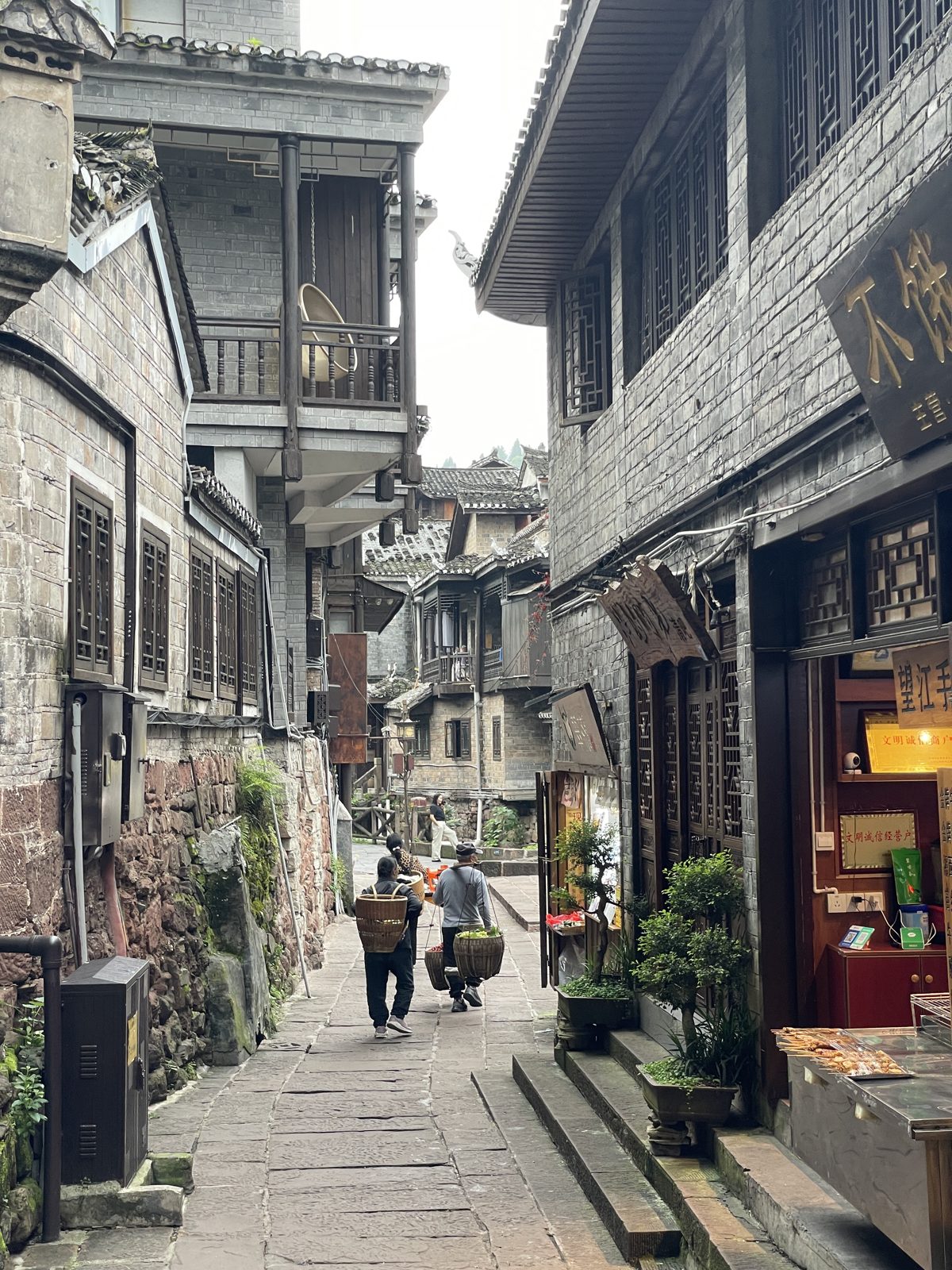 Wandering the lanes.