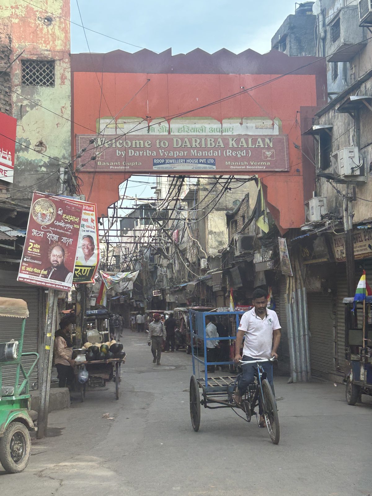 Straight into the chaos of Old Delhi.